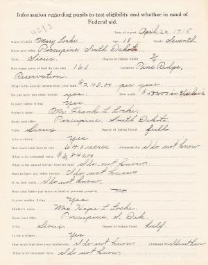 Mary Locke Student File Mary Locke Student File