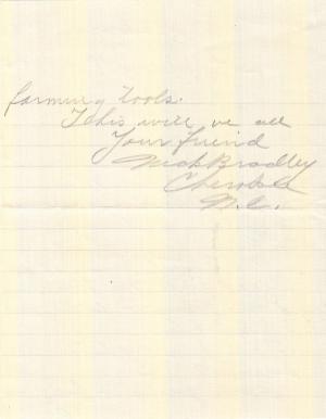 Nick Bradley Student File