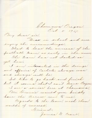 James Crane Student File James Crane Student File