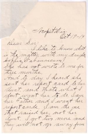 Sophia Waubanascum Student File