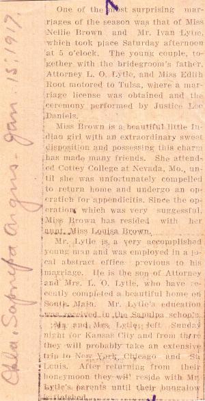 Nellie Brown Student File