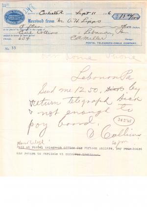 Cecil Collins Student File