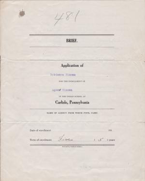 Agnes Hinman Student File Agnes Hinman Student File