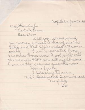 Wesley Aaron Student File Wesley Aaron Student File