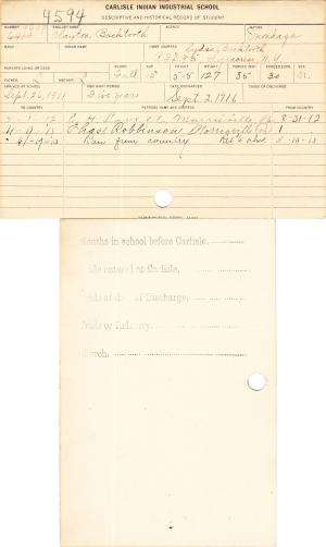Clayton Bucktooth Student File Clayton Bucktooth Student File