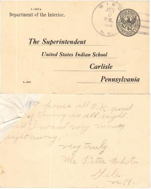 Peter White Student File