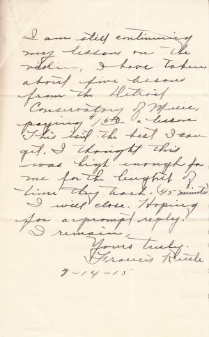 Francis Kettle Student File
