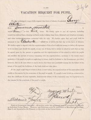 George White Student File