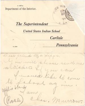 Charles Marrow Bone Student File