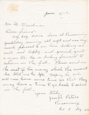 Charles Peters Student File Charles Peters Student File