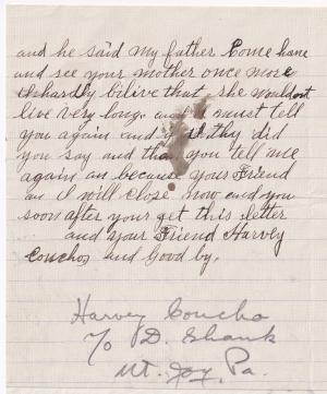 Harvey Concho Student File