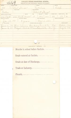 Robert Stewart Student File Robert Stewart Student File