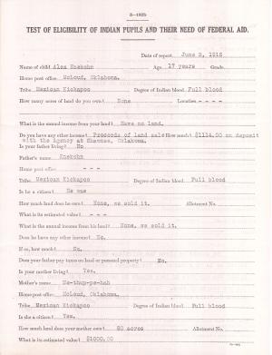 Alex Enekohn Student File