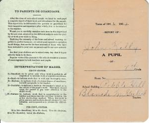 John Kelly Student File John Kelly Student File