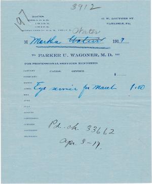 Martha R. O. Water Student File