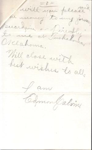 Edmund Calvin Student File