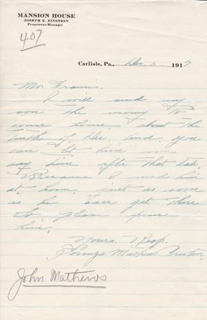 John Mathews Student File John Mathews Student File