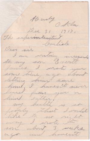 Everett James Student File 
