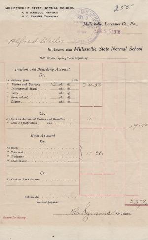 Alfred Wells Student File