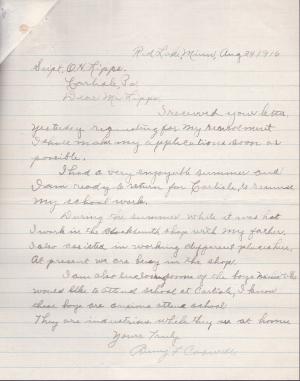 Benjamin F. Caswell Student File Benjamin F. Caswell Student File