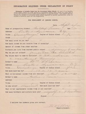 Mildred Pierce Student File