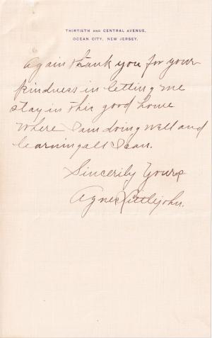 Agnes Littlejohn Student File Agnes Littlejohn Student File