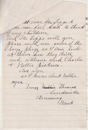 Nellie Sanderville Student File