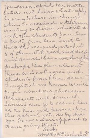 Maggie Wahyahnetah Student File