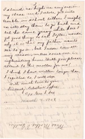 Celestine M. Types Student File