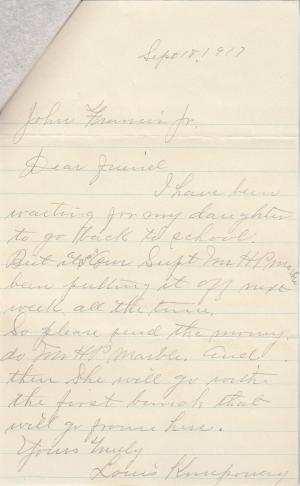 Matilda Kinepoway Student File Matilda Kinepoway Student File