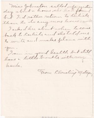 Sadie Christine Metoxen Student File