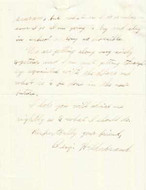 Benjamin Hildebrand Student File Benjamin Hildebrand Student File