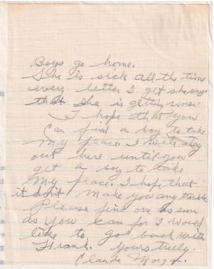 Claudie Morgan Student File Claudie Morgan Student File