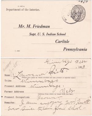 Lawrence Smith Student File