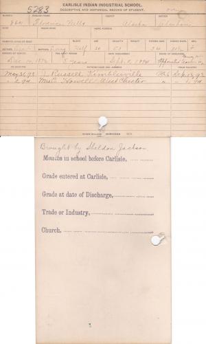 Florence Wills Student File