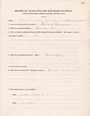 Melissa Green Student File Melissa Green Student File
