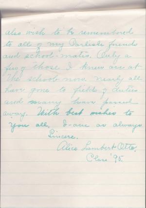 Alice Lambert Student File Alice Lambert Student File