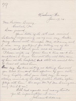 Johnson Adams Student File Johnson Adams Student File