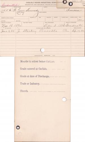 W. Leroy Kennedy Student File