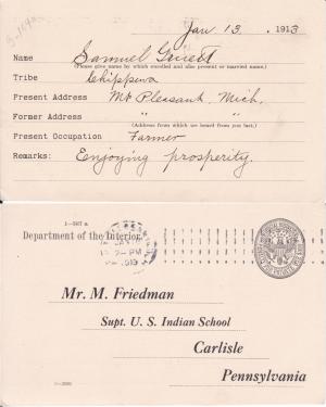 Samuel Gruett Student File Samuel Gruett Student File