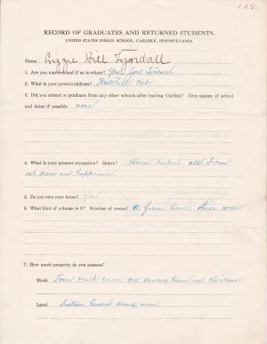 Lizzie Hill Student File Lizzie Hill Student File