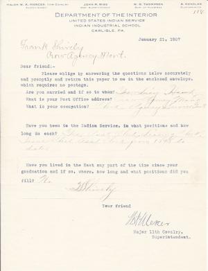 Frank Shively Student File Frank Shively Student File