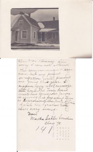 Martha Sickles Student File