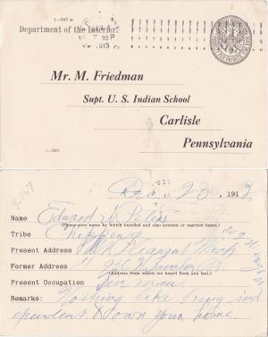 Edward Peters Student File