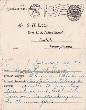 David Abraham Student File David Abraham Student File