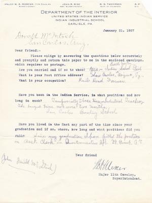 Donald McIntosh Student File Donald McIntosh Student File