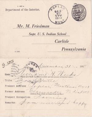 William Weeks Student File