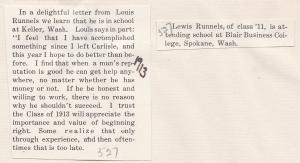 Lewis Runnels Student File Lewis Runnels Student File