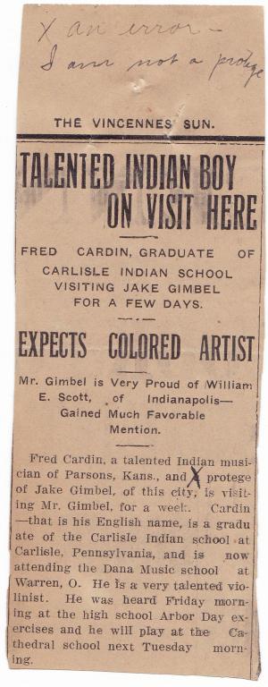 Fred Cardin Student File Fred Cardin Student File