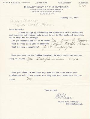 Eugene Warren Student File Eugene Warren Student File